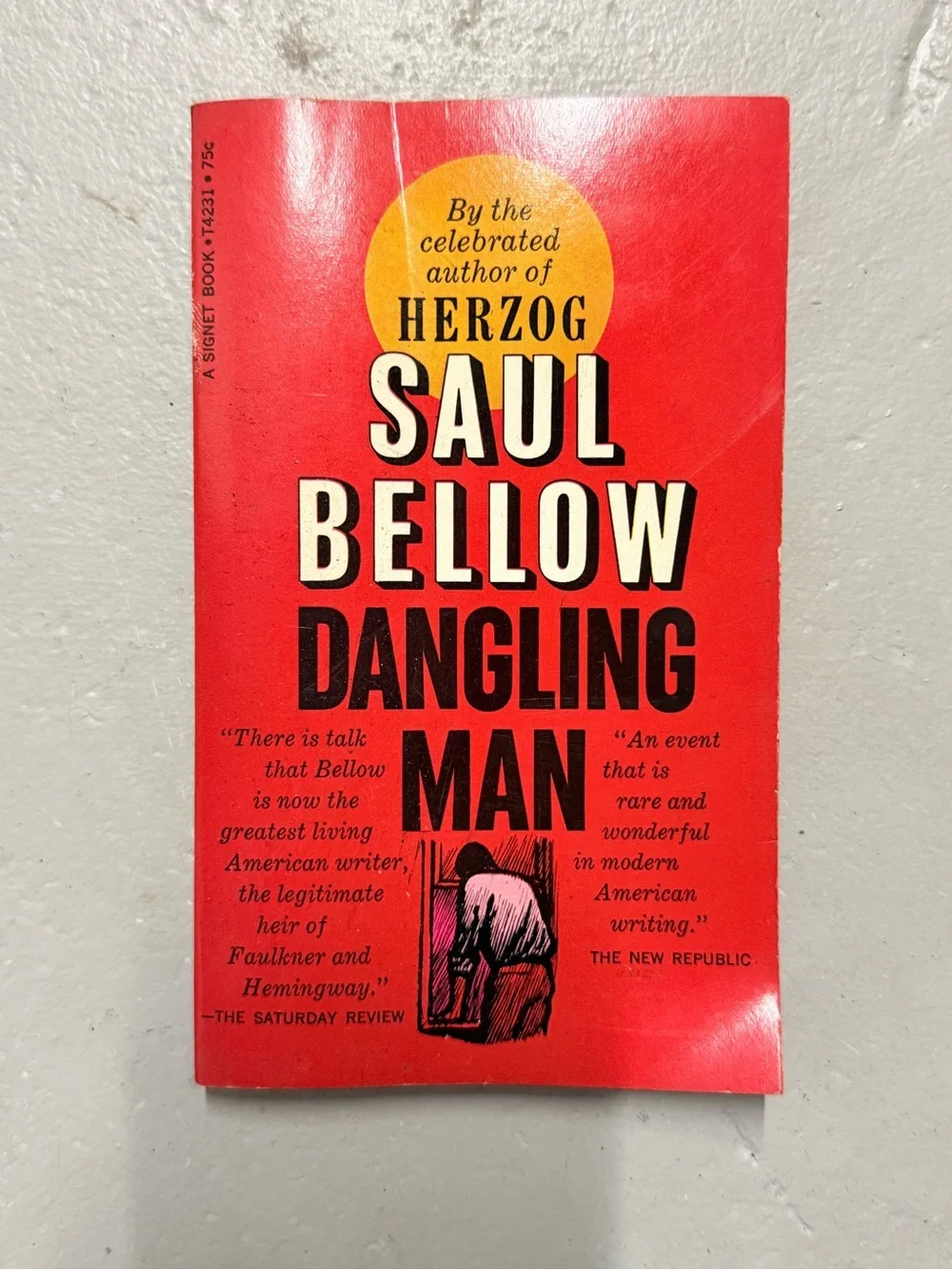 Vintage Dangling Man Saul Bellow Signet Paperback Nobel Prize Literature